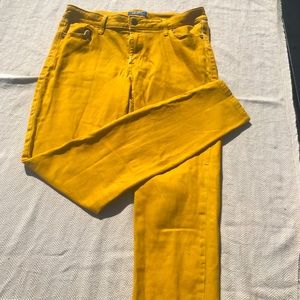 Mustard slim jean (Old Navy 8”)